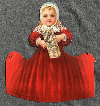 Very Fine Paper Doll Baby Advertising Hood 