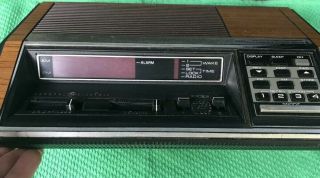 Vintage Ge Alarm Clock Radio - Great
