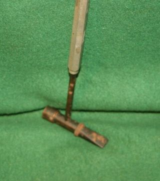 Antique Watchmaker Jewelers Leather Worker Brass Face Hammer INV CB30 4