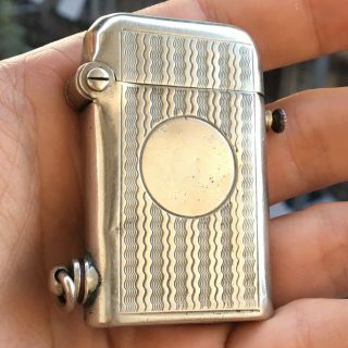 ANTIQUE VINTAGE THORENS SINGLE CLAW ALPACA PETROL LIGHTER EXTREMELY RARE 2