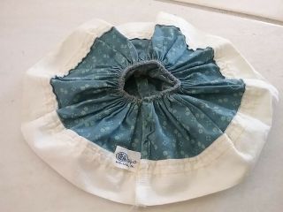 TAGGED Vintage IDEAL Little Miss Revlon 10” Dress,  Blue,  Green Floral Print 2