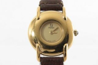 Vintage Fendi Ladies Designer Quartz Watch With U - Shaped Lugs,  Ref.  400 L Swiss