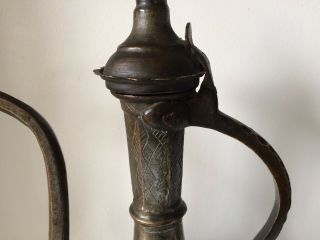 Antique Islamic Ottoman Turkish Copper Ewer 4
