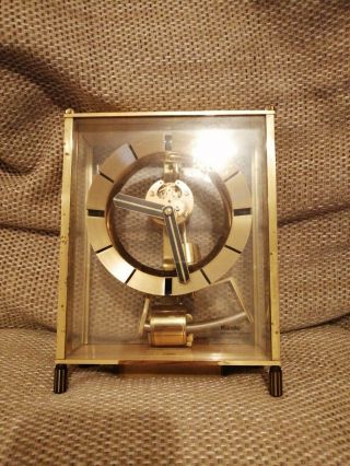 Kieninger & Obergfell Mantle Clock West Germany Vintage 1960/70