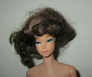 VINTAGE 1963 870 FASHION QUEEN BARBIE WITH Blue Head Band & 3 WIGS 4