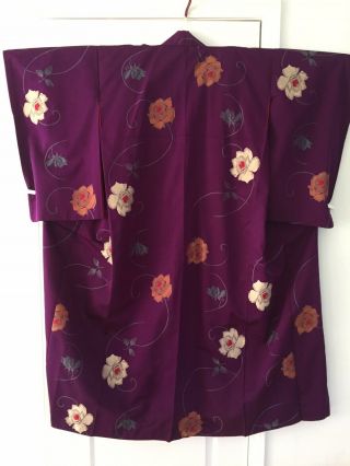Vintage Japanese Kimono,  Antique Craft Material