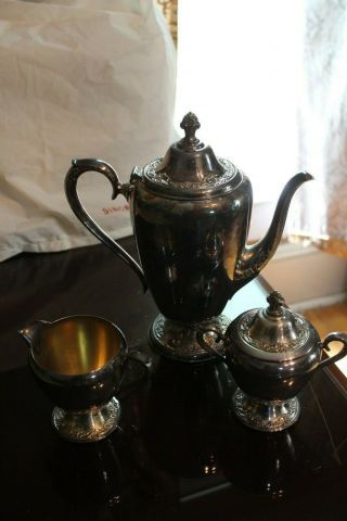 Vintage Silver Tea Set - Rogers & Bro