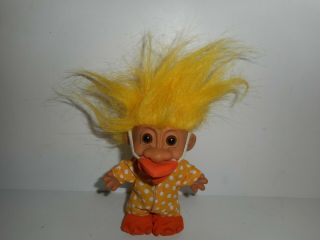 Vintage Russ Duck Troll Doll 5 "