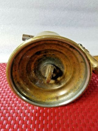 Antique Brass & Copper blow torch w/ brass handle - unique design,  EUC 5
