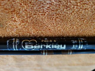 1 - Vintage Collectible Berkly Parametric P40 Fishing Fly Rod 2 pc.  8 ft 6 in 3