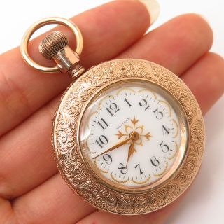 1885 Gold Filled Antique Illinois Watch Company Model 1 Grade 131 Pocket Watch