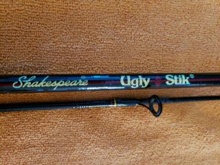 1 - Vtg Collectible Shakespeare Ugly - Stik Fishing Rod 2 Pc.  Spl - 1102 5 Ft 10 In