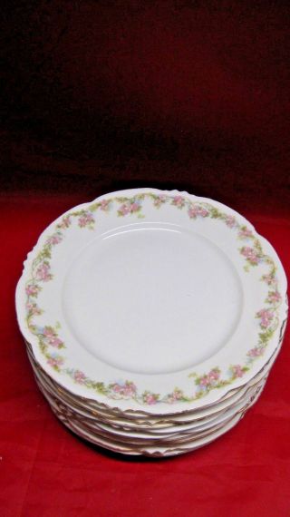 Antique Mz Austria Habsburg China Vtg Porcelain 7 3/4 " Plate (12 Avail)