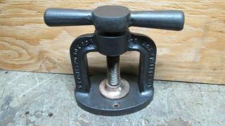 Antique Bench Top Hand Operated Screw/fly Press Usa