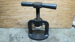 Antique Bench Top Hand Operated Screw/Fly Press USA 4