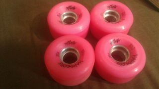 Vintage Nos Alva Hardcore Skateboard Wheels 63.  5mm - Pink 95a