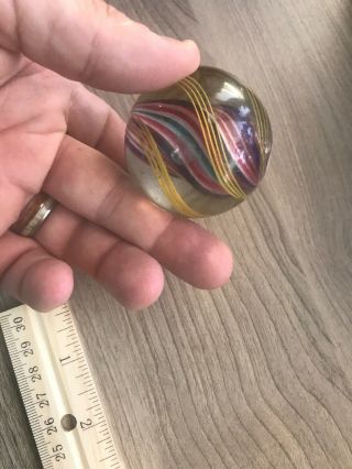 Very Large Antique German Swirl Marble 7