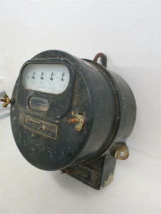 Antique Westinghouse Single Phase Watt Hour Meter Type OA 3 Wire 2