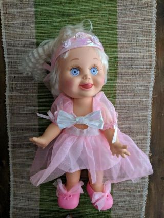 Galoob Baby Face Doll So Delightful Dee Dee Wearing Goin To The Ball Outfit 5