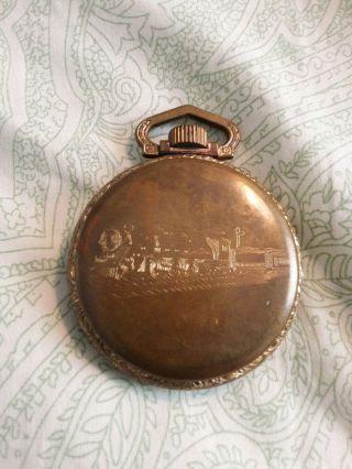 Waltham Pocket Watch In Needs Crystal Repaired Or Replaced