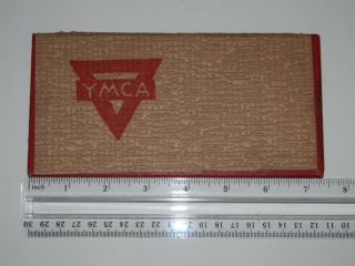 Rare Vintage Ymca Folding Paperboard Checkerboard Board Game Antique 94