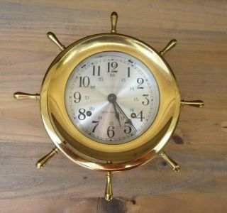 Seth Thomas 1008 Helmsman Ships Bell Clock (e537 - 001)