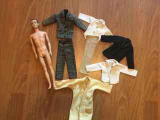 Vintage Ken Doll And Clothing