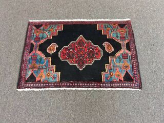 On Hand Knotted Persian Area Rug Geometric Carpet 2 