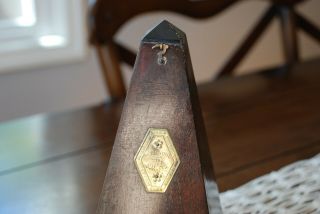 Old Metronome de Maelzel - Tight - Grained Wood 3