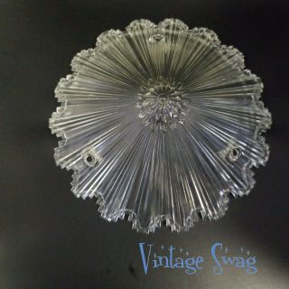 Antique Vintage Starburst Crystal Look 3 - Chain Ceiling Fixture Shade