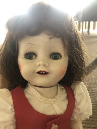 Pedigree Antique Hard Plastic Doll 1950 