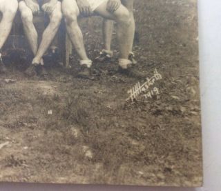 Antique Ohio State University 1919 Track Field Team Photo Signed Haskell 2
