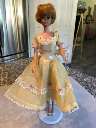 Midge Barbie Doll Red Bubble Cut American Girl Transitional 1960 