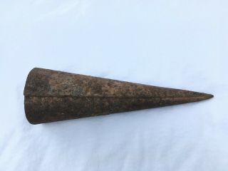 Vtg tobacco harvesting Metal Spear Spike Farm tool Old Rustic Barn find 2