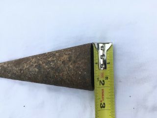 Vtg tobacco harvesting Metal Spear Spike Farm tool Old Rustic Barn find 5