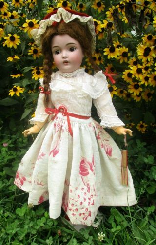 Antique German Bisque Head Doll,  Kestner 171,  Just Gorgeous.
