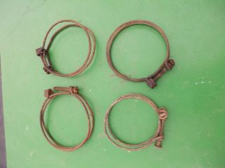 John Deere A B G D H Tractor Jd Vintage Double Wire Hose Clamps Clamp