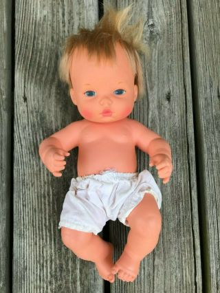 Vintage 1972 Newborn Baby Tender Love 13 " Baby Doll Mattel