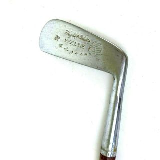 Antique Wright & Ditson Beeline Putter Hickory Shaft Rh 34.  5 " Very