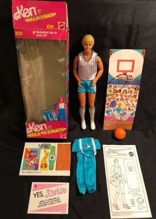 Mattel Barbie 1989 - Ken And The All Stars - - Open - Vintage - Complete