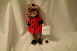 Vintage Madame Alexander Doll With Tag ‘an Apple For Teacher’