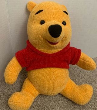 Disney Winnie The Pooh Talking Love To Hug Fisher Price Chenille Plush 11 "