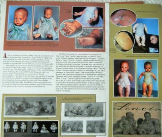 6p History Article,  Color Pics - Antique 1930s Lenci Prosperity Baby Doll 2