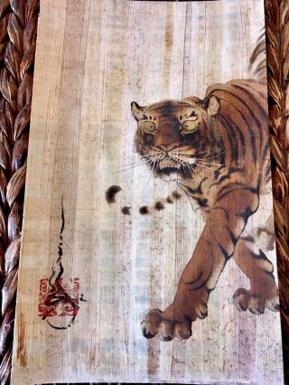 Fine Art Print Stalking Tiger Japan Koryu Martial Art Ninjutsu Style Bujinkan