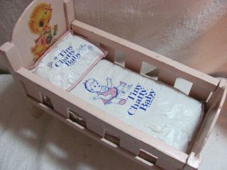 Vintage Tiny Chatty Baby Crib Mattress & Pillow C1963 With Crib