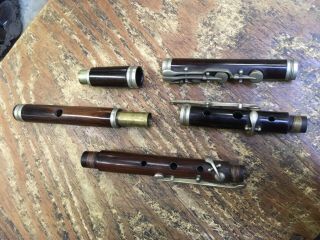 Antique 19th Century Wooden London Improved D Flute 8 key Irish Trad Music 3