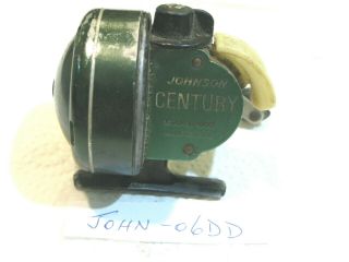 Johnson Century 100b Vintage Spin Casting Reel Right Hand Usa Made Old Good