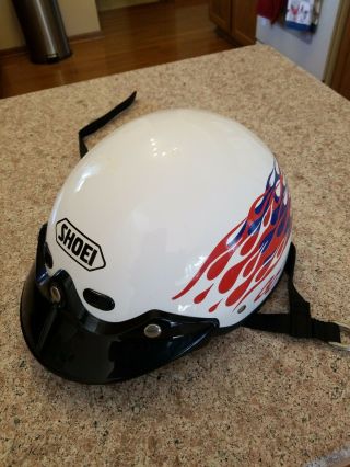 Shoei Helmet St - Cruz & Visor / Size Xl Open Face Motorcycle (harley Davidson)