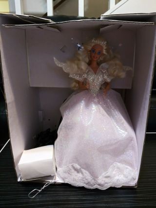 1993 Angel Lights Barbie Limited Edition Light Up Treetop Display Doll 10610