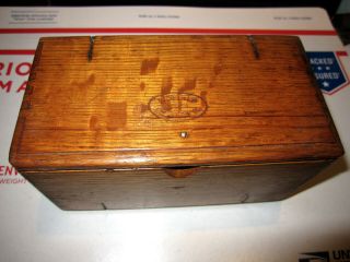 Antique Singer Sewing Machine Oak Puzzle Box Accessories Box Patented 1889